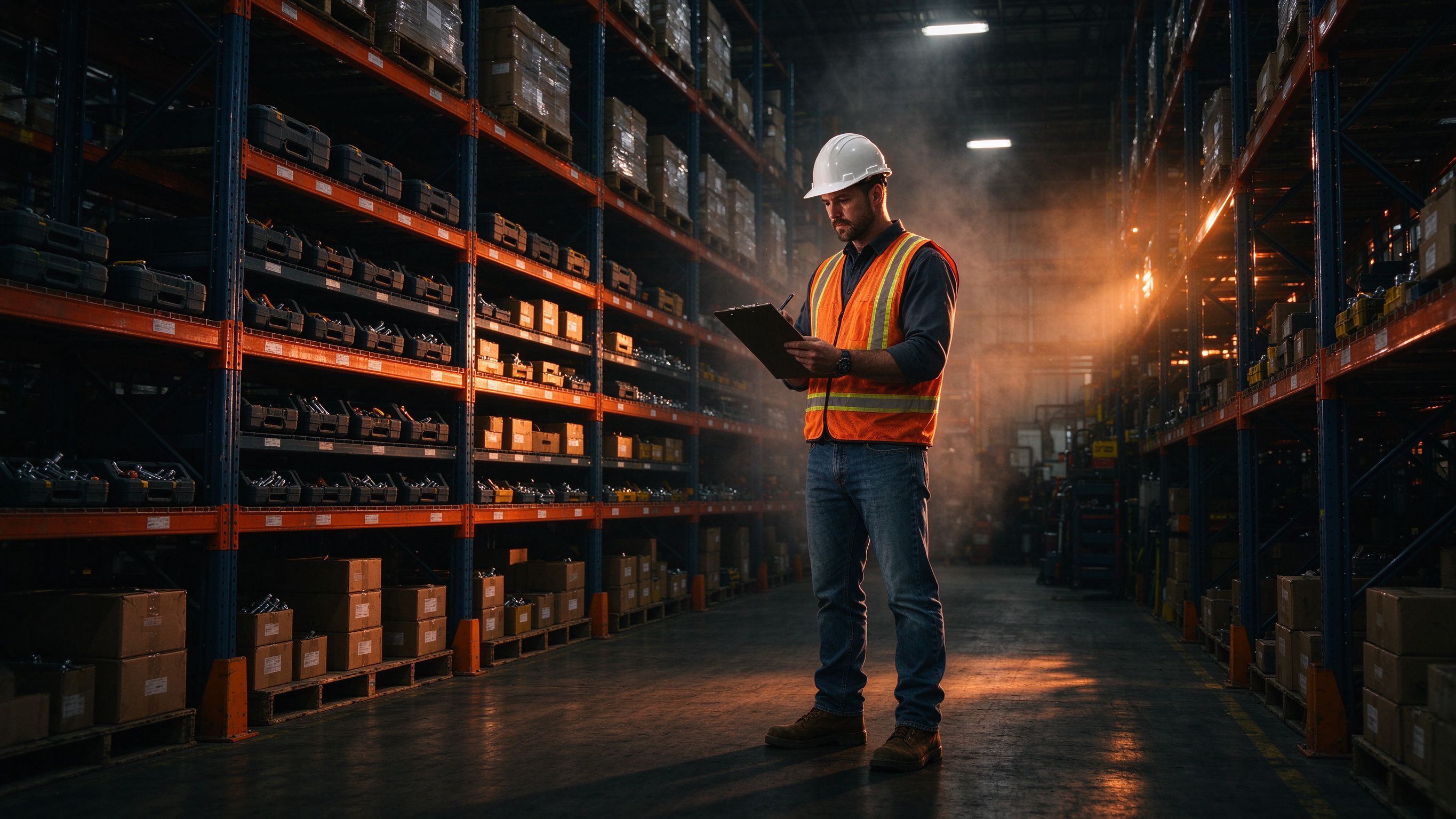 Joybest warehouse interior in Diamond Bar, California