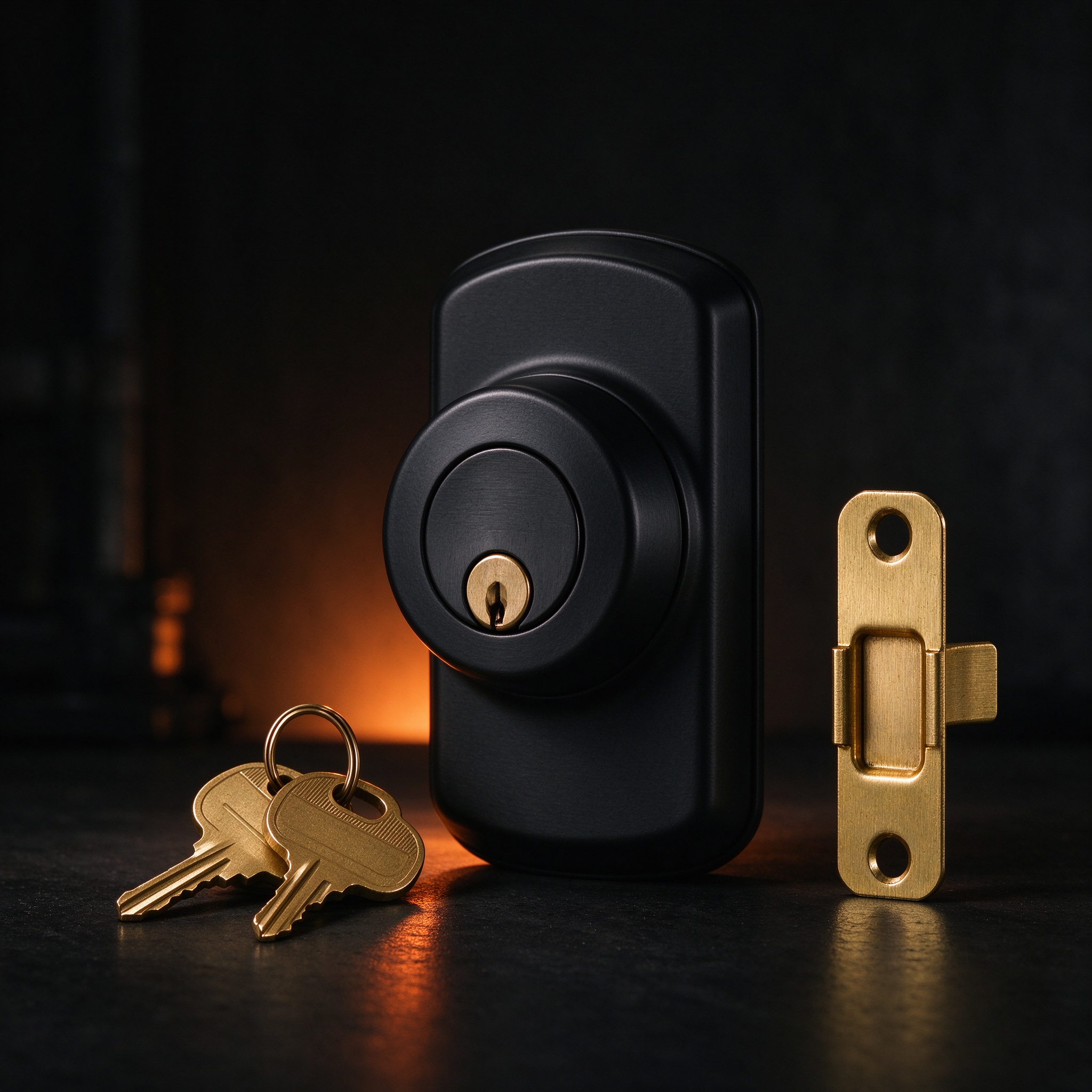 SentinelLock grade-1 deadbolt set with keys